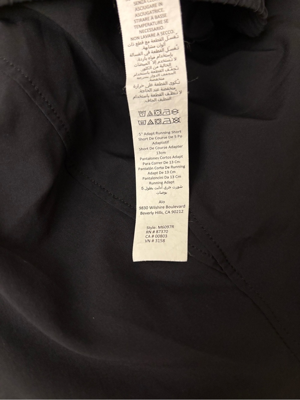 NWOT Alo Yoga Men’s 5 Adapt Running Short - Picture 8 of 8
